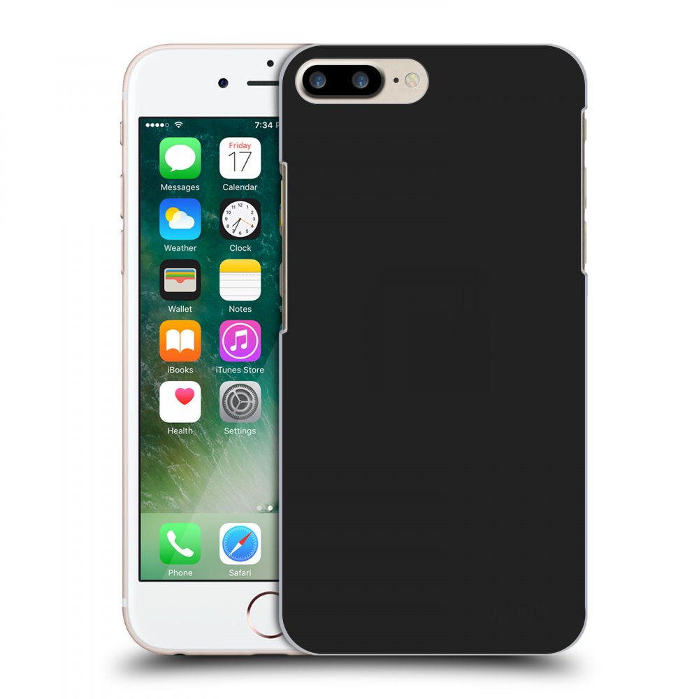 Picasee silikonski črni ovitek za Apple iPhone 8 Plus - Clear