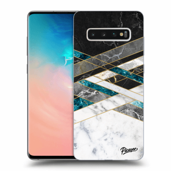 Ovitek za Samsung Galaxy S10 Plus G975 - Black & White geometry