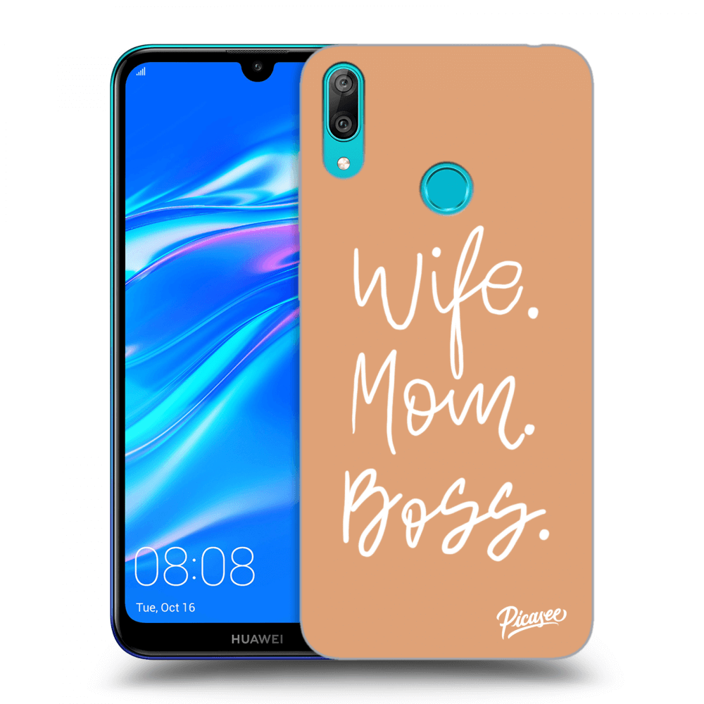 Picasee ULTIMATE CASE za Huawei Y7 2019 - Boss Mama