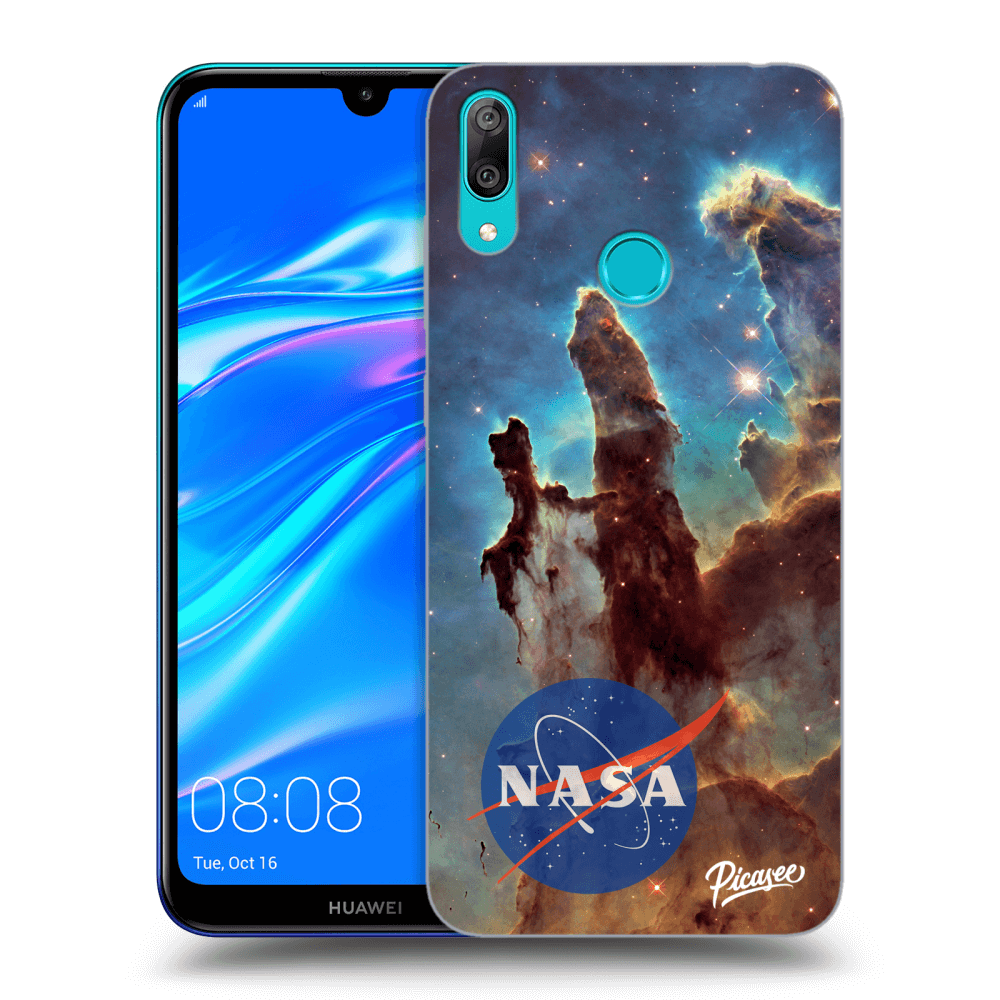 Picasee silikonski prozorni ovitek za Huawei Y7 2019 - Eagle Nebula