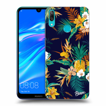 Picasee silikonski prozorni ovitek za Huawei Y7 2019 - Pineapple Color