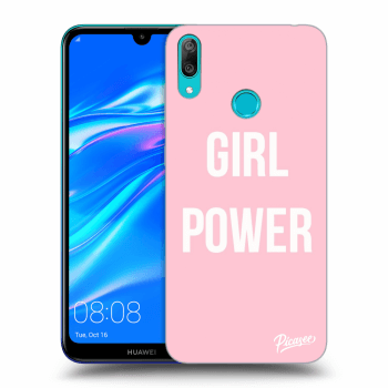 Picasee silikonski črni ovitek za Huawei Y7 2019 - Girl power
