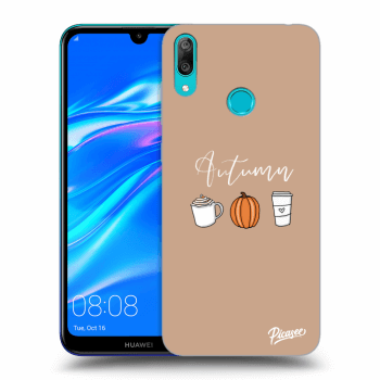 Picasee silikonski črni ovitek za Huawei Y7 2019 - Autumn