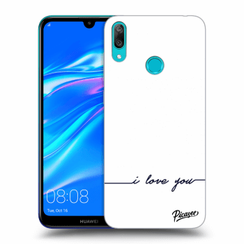 Picasee ULTIMATE CASE za Huawei Y7 2019 - I love you