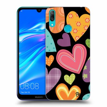 Ovitek za Huawei Y7 2019 - Colored heart