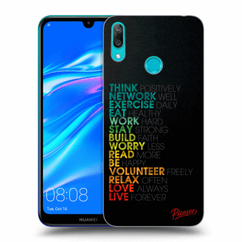 Picasee ULTIMATE CASE za Huawei Y7 2019 - Motto life