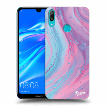 Ovitek za Huawei Y7 2019 - Pink liquid