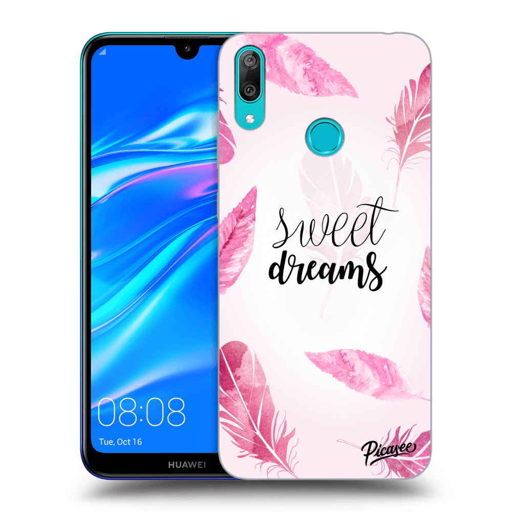 Picasee silikonski prozorni ovitek za Huawei Y7 2019 - Sweet dreams