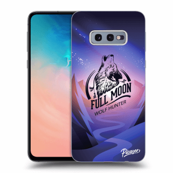 Picasee silikonski črni ovitek za Samsung Galaxy S10e G970 - Wolf