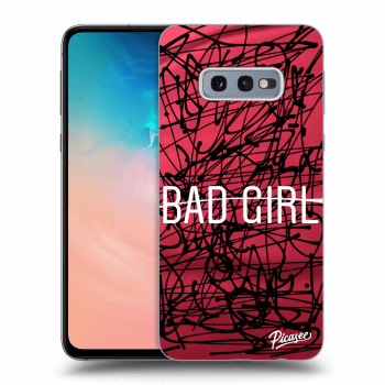 Picasee silikonski prozorni ovitek za Samsung Galaxy S10e G970 - Bad girl