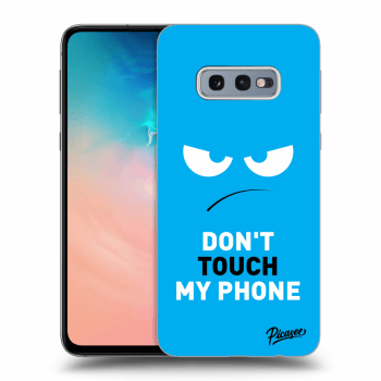 Ovitek za Samsung Galaxy S10e G970 - Angry Eyes - Blue