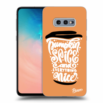 Ovitek za Samsung Galaxy S10e G970 - Pumpkin coffee