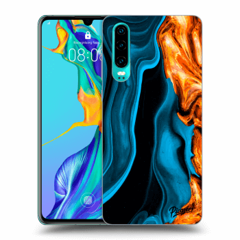 Picasee ULTIMATE CASE za Huawei P30 - Gold blue