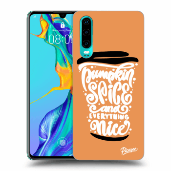 Ovitek za Huawei P30 - Pumpkin coffee