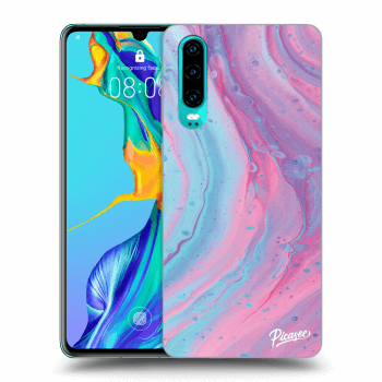 Ovitek za Huawei P30 - Pink liquid