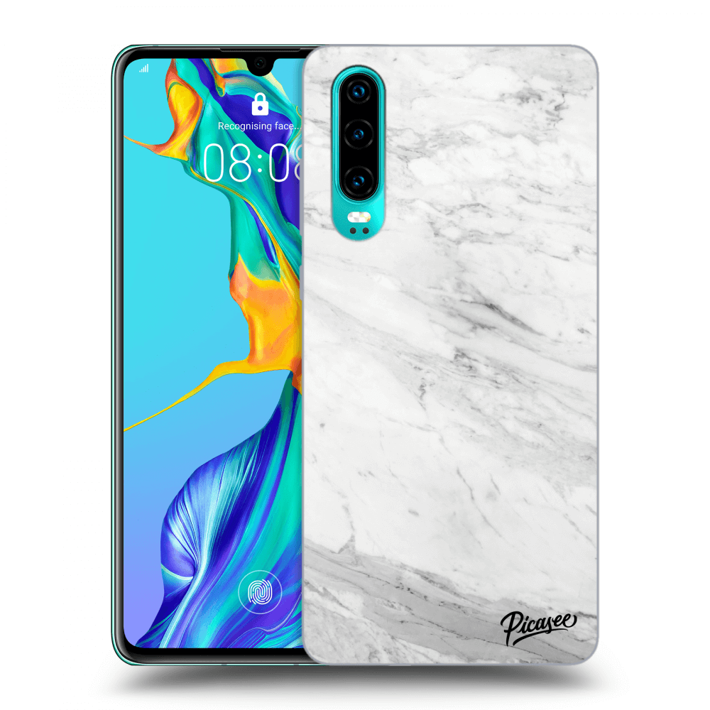Picasee ULTIMATE CASE za Huawei P30 - White marble
