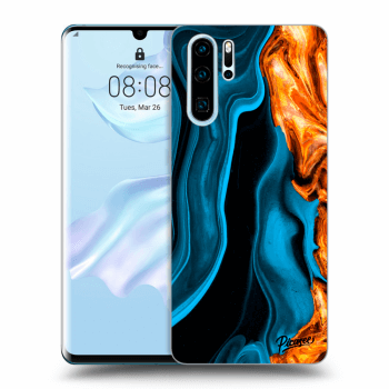 Picasee ULTIMATE CASE za Huawei P30 Pro - Gold blue