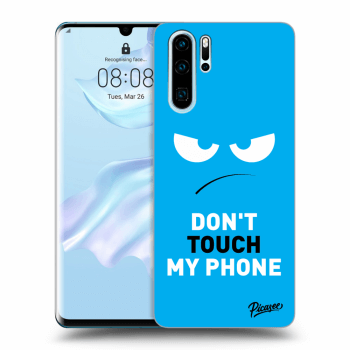 Ovitek za Huawei P30 Pro - Angry Eyes - Blue