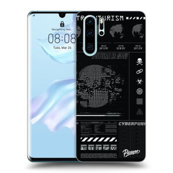 Picasee silikonski črni ovitek za Huawei P30 Pro - FUTURE