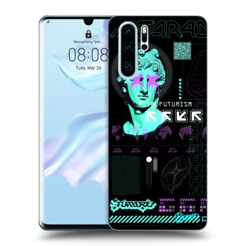 Picasee silikonski črni ovitek za Huawei P30 Pro - RETRO