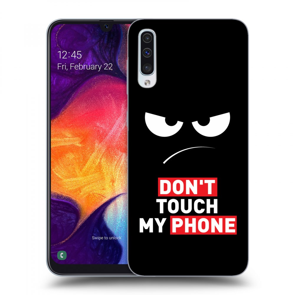 Picasee ULTIMATE CASE za Samsung Galaxy A50 A505F - Angry Eyes - Transparent