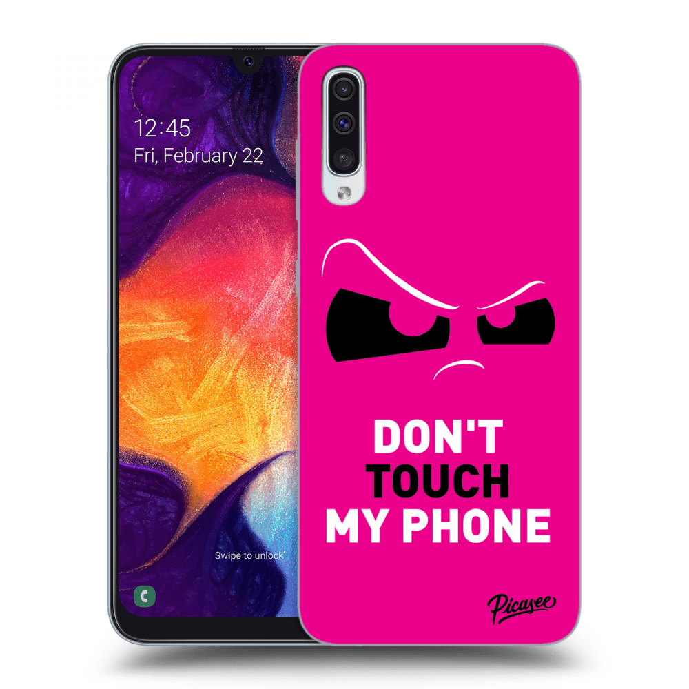 Picasee ULTIMATE CASE za Samsung Galaxy A50 A505F - Cloudy Eye - Pink