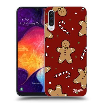 Picasee silikonski črni ovitek za Samsung Galaxy A50 A505F - Gingerbread 2