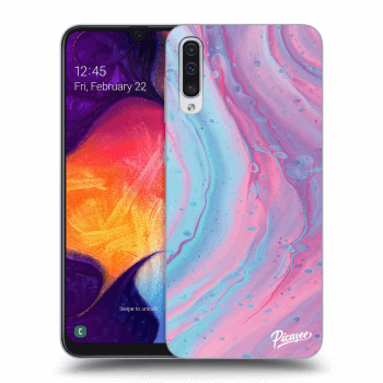 Ovitek za Samsung Galaxy A50 A505F - Pink liquid