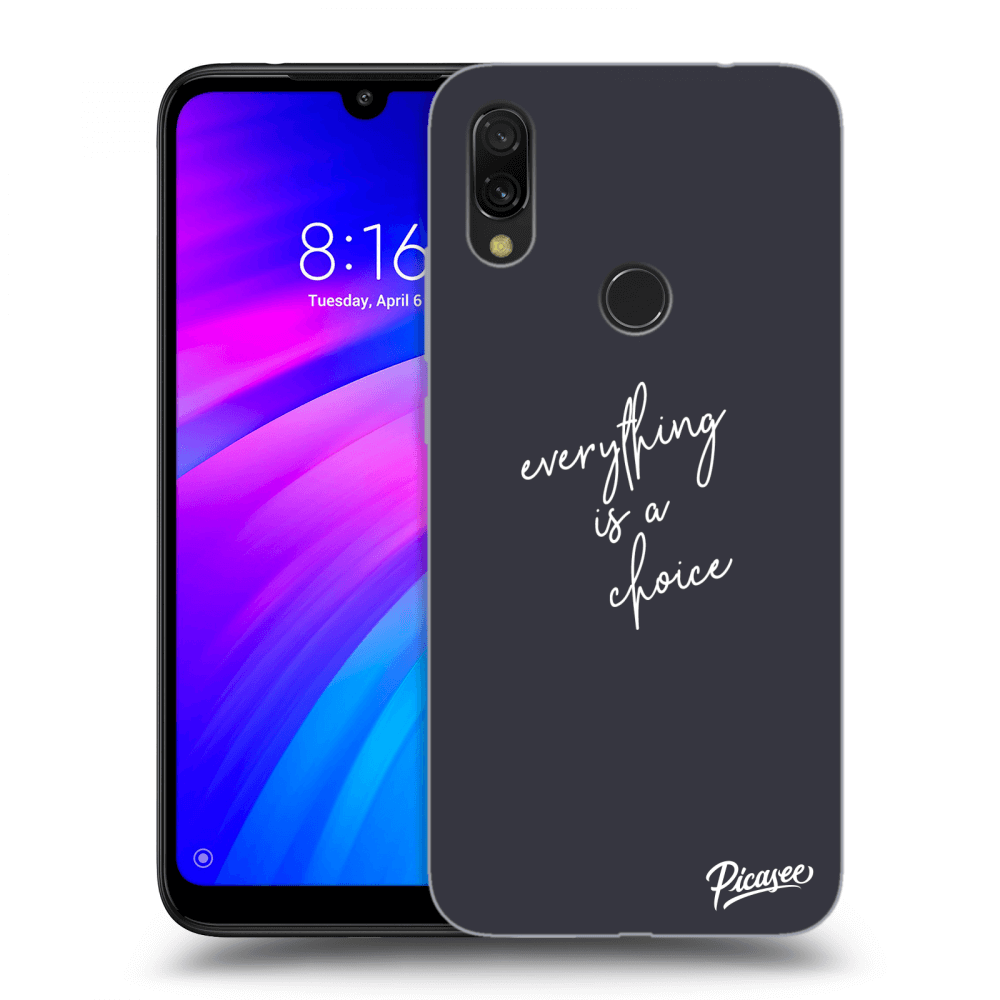 Picasee ULTIMATE CASE za Xiaomi Redmi 7 - Everything is a choice