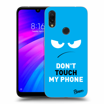 Ovitek za Xiaomi Redmi 7 - Angry Eyes - Blue