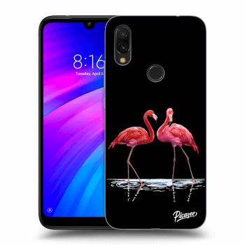 Picasee ULTIMATE CASE za Xiaomi Redmi 7 - Flamingos couple