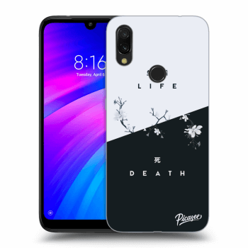 Picasee silikonski prozorni ovitek za Xiaomi Redmi 7 - Life - Death