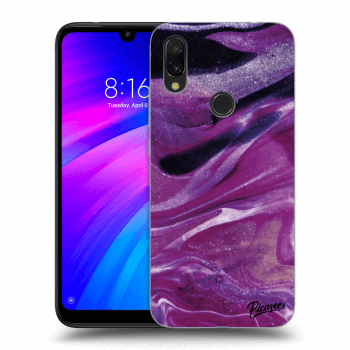 Ovitek za Xiaomi Redmi 7 - Purple glitter