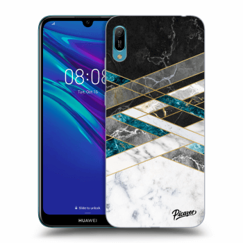 Ovitek za Huawei Y6 2019 - Black & White geometry