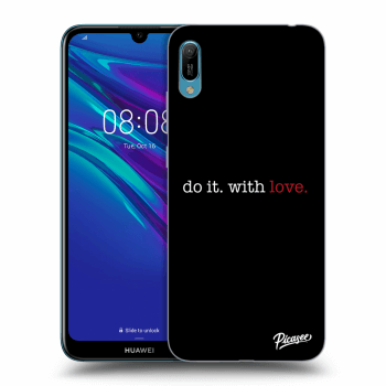 Picasee silikonski črni ovitek za Huawei Y6 2019 - Do it. With love.