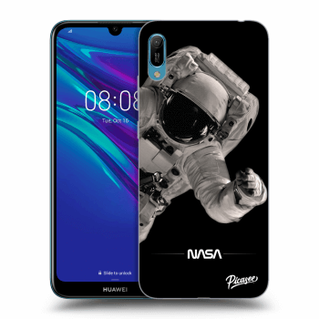 Picasee silikonski črni ovitek za Huawei Y6 2019 - Astronaut Big