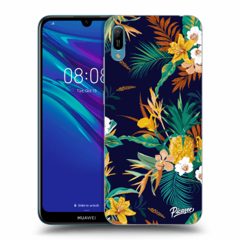 Picasee silikonski črni ovitek za Huawei Y6 2019 - Pineapple Color