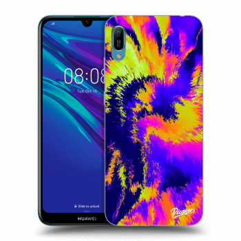 Picasee silikonski črni ovitek za Huawei Y6 2019 - Burn
