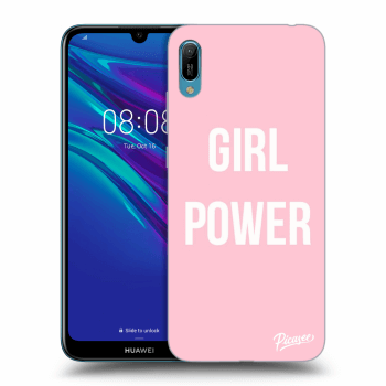Picasee silikonski črni ovitek za Huawei Y6 2019 - Girl power