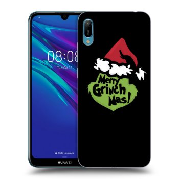 Picasee silikonski črni ovitek za Huawei Y6 2019 - Grinch 2