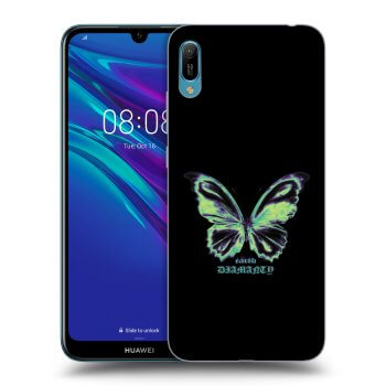Picasee silikonski črni ovitek za Huawei Y6 2019 - Diamanty Blue