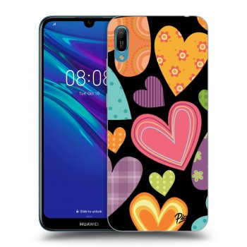 Ovitek za Huawei Y6 2019 - Colored heart