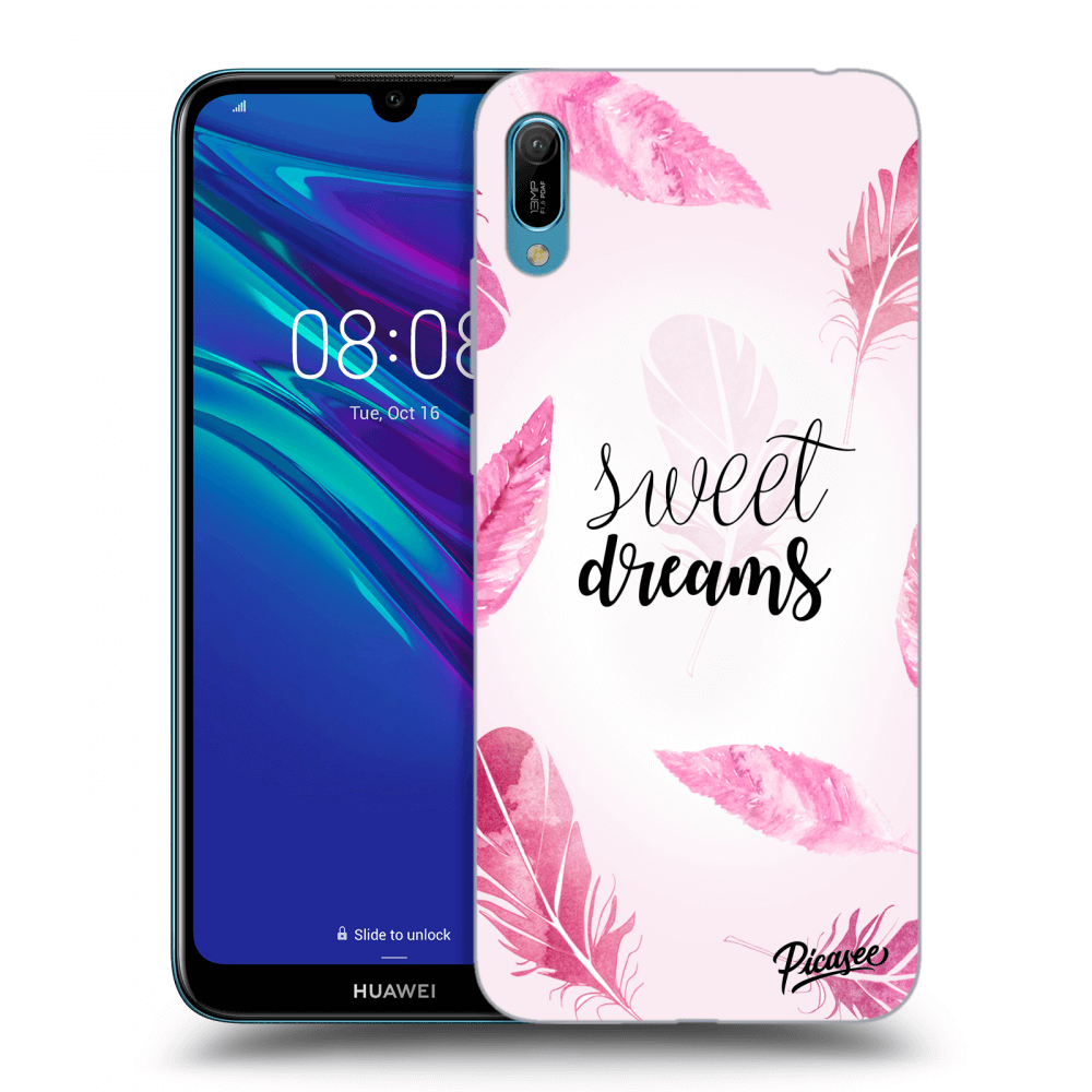 Picasee silikonski črni ovitek za Huawei Y6 2019 - Sweet dreams