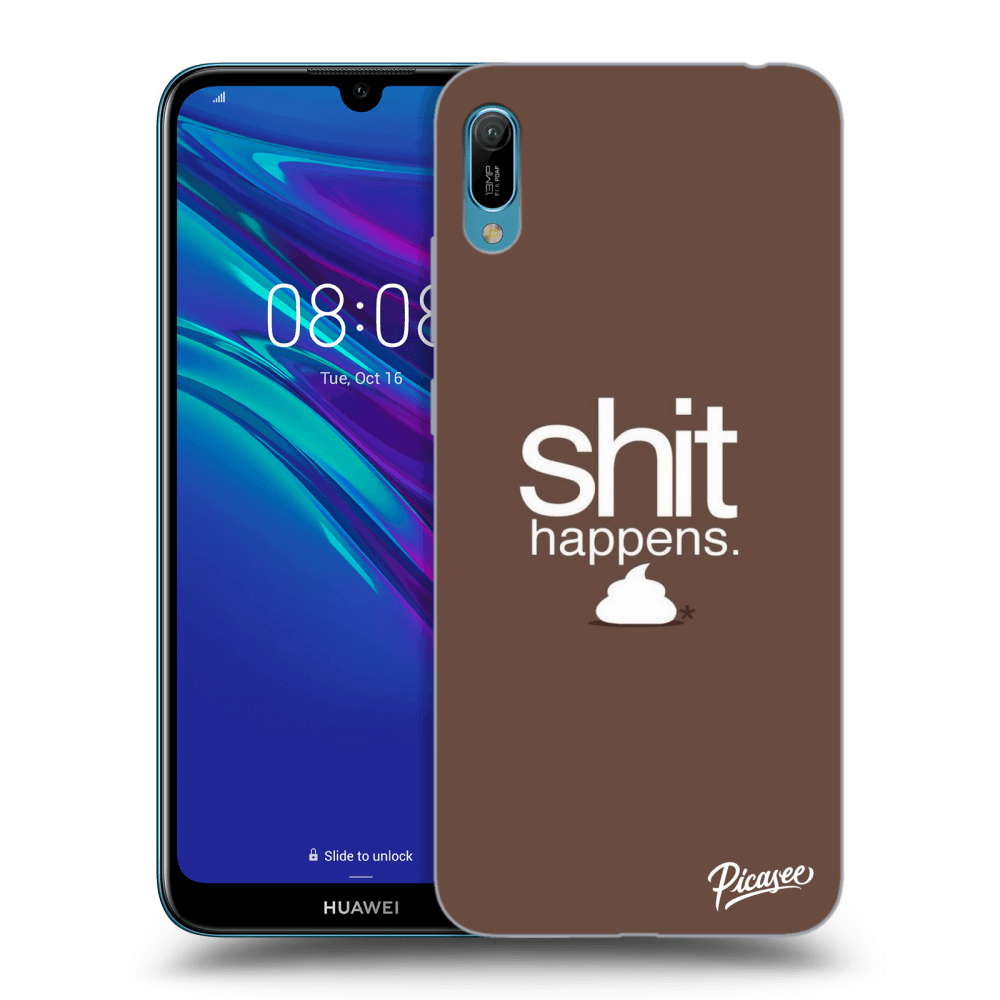 Picasee ULTIMATE CASE za Huawei Y6 2019 - Shit happens