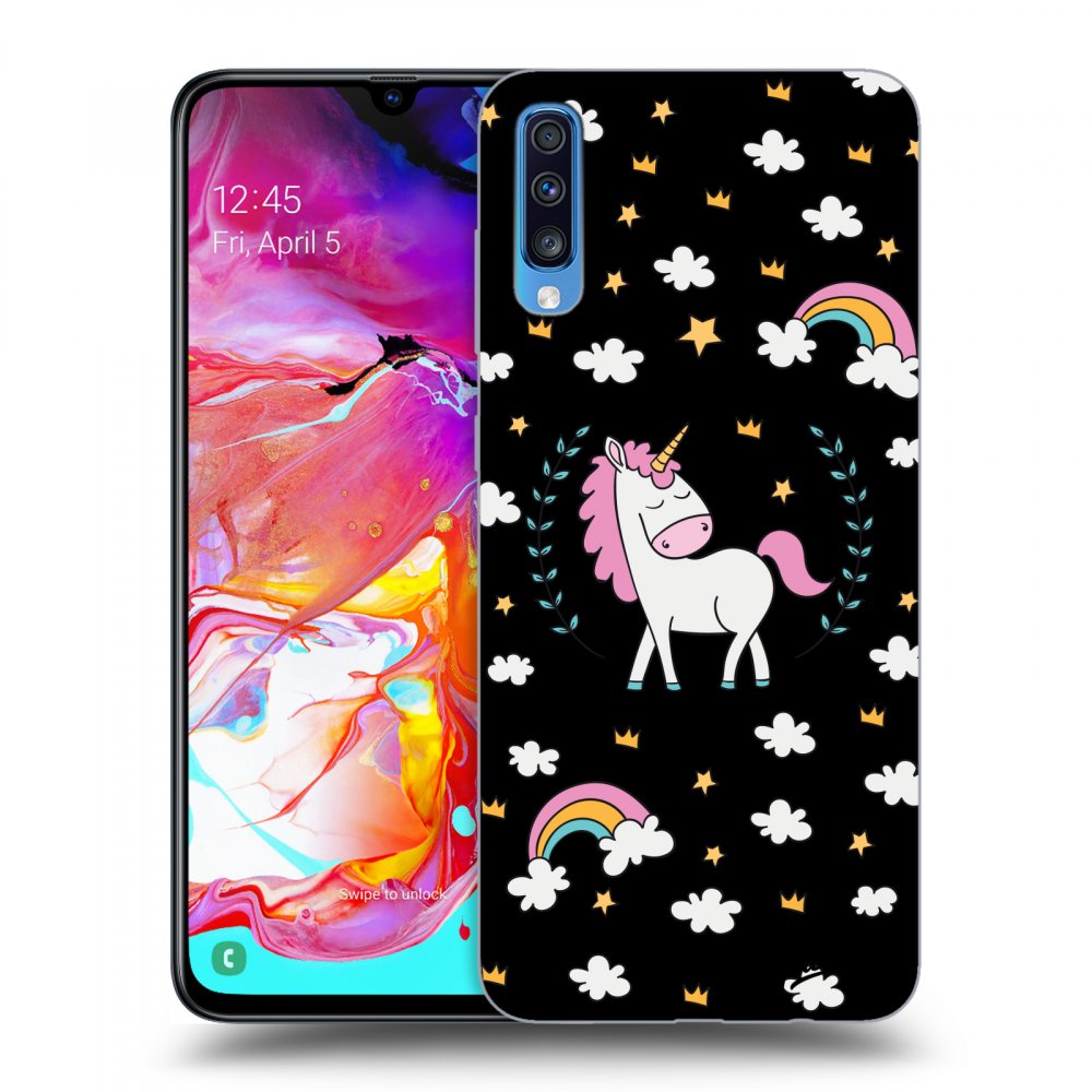 Picasee ULTIMATE CASE za Samsung Galaxy A70 A705F - Unicorn star heaven