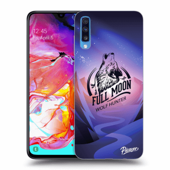 Picasee silikonski prozorni ovitek za Samsung Galaxy A70 A705F - Wolf