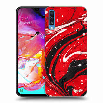 Ovitek za Samsung Galaxy A70 A705F - Red black