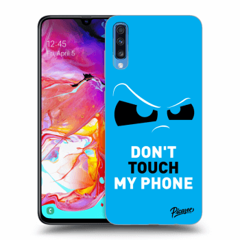 Ovitek za Samsung Galaxy A70 A705F - Cloudy Eye - Blue