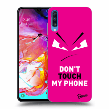 Ovitek za Samsung Galaxy A70 A705F - Evil Eye - Pink
