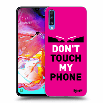 Ovitek za Samsung Galaxy A70 A705F - Shadow Eye - Pink